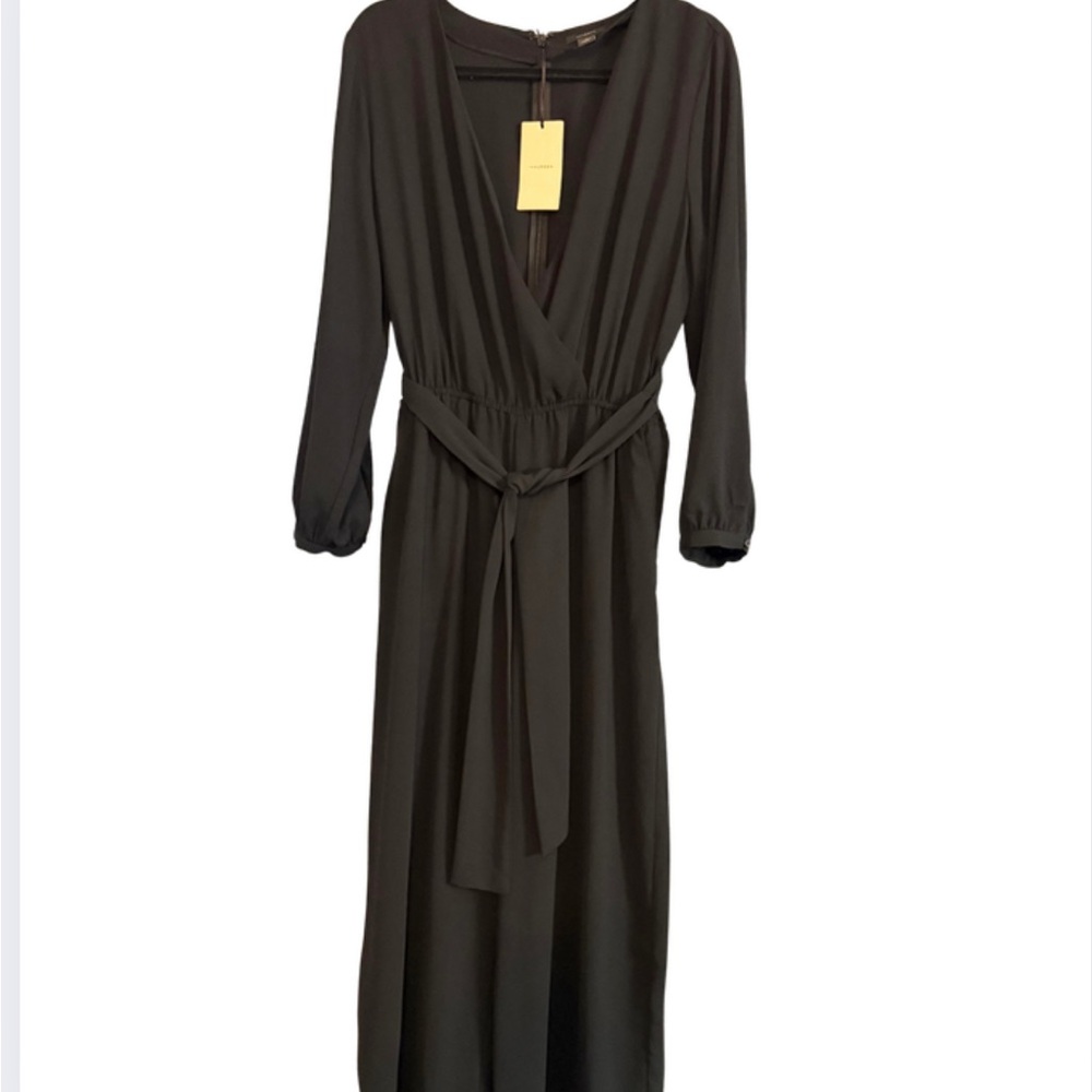 Halogen Elegant Black Long Sleeve Dress